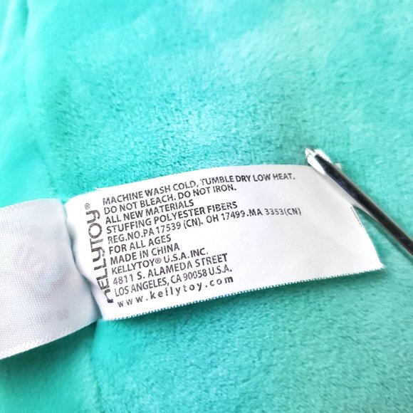 Kellytoy Squishmallows Teegan the Triceratops Stackable Adorable 12" Gently Used - Picture 7 of 8